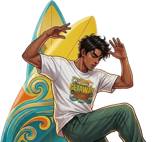 beach camp image